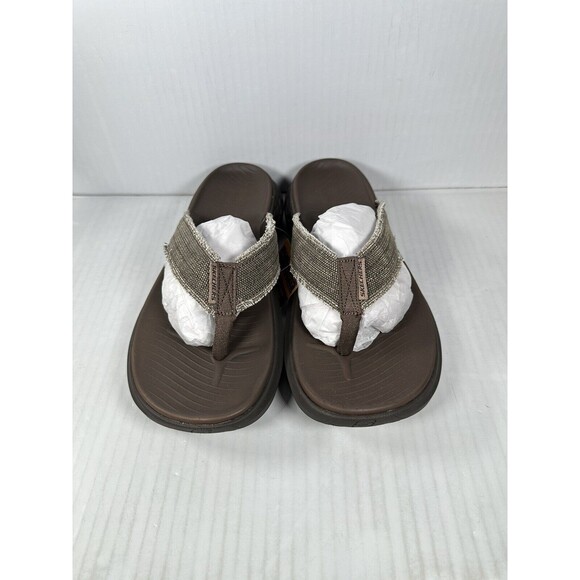 Size 10 Men’s Skechers Parson Sandals Gino Relaxed Fit Luxe Foam Thong Flip Flop main image 7